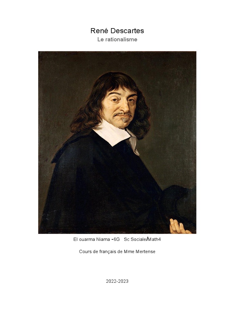 René Descartes et le rationalisme moderne | PDF | René Descartes ...