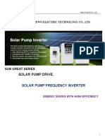 SG320 Solar Pumping Drive Catalog
