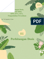 Perhitungan Dosis, Tetesan Infus, HJA, HNA, HPP, Pengendalian Persediaan