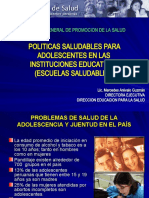 7.PRESENTACION Politicas - ADOLESCENTES