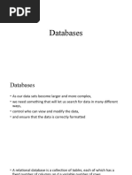 Databases Python