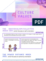 DUREX INTERNATIONAL MARKETING PRESENTATION - 4 Culture Values