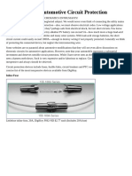 Low Voltage & Automotive Circuit Protection