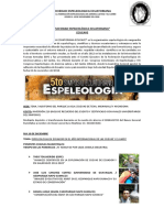 Información V Simposio Ecuatoriano de Espeleología 2022