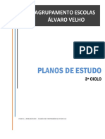 Agrupamento Escolas Álvaro Velho: Planos de Estudo