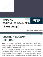 RC Beam Design - Part 2 Shear
