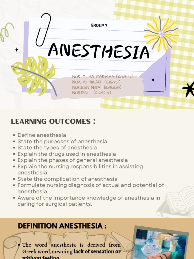 Anesthesia Download Free Pdf Anesthesia Surgery