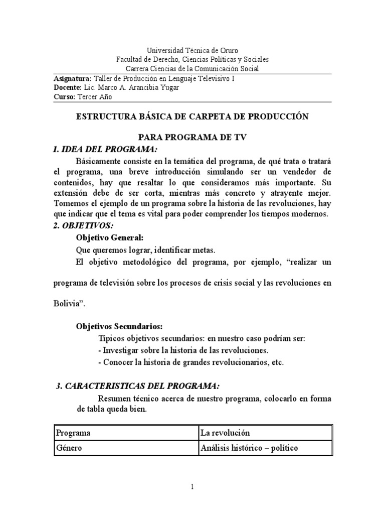Estructura b sica de programa tv pdf red mundial internet y web