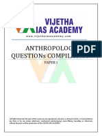 Vijetha Ias Academy Anthropology Questions