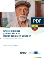 Envejecimiento y Atencion A La Dependencia en Ecuador