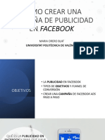 O Crear Una Campaña Publicidad Facebook