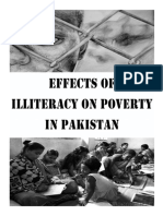 Group Project Report on the Effects of Illiteracy on Poverty in Pakistan