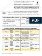 Plan de Actividades Dia Del Psicologo UJCV