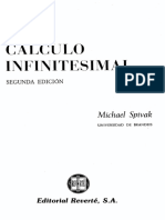 Calculo Infinitesimal. Michael Spivak. 2da Edicion 