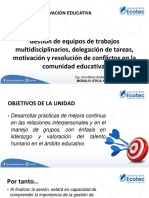 Sesión 2 Gestion de Equipos de Trabajos Interdisciplinarios