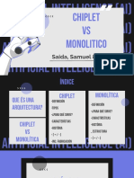 Chiplet Vs Monolitico