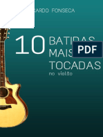 10 Batidas mais tocadas no violão