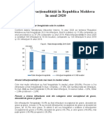 Nivelul Infracţionalităţii În Republica Moldova În Anul 2020