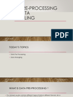 Data Pre-Processing ML