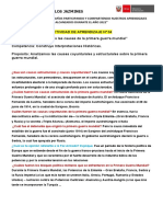 Semana 33, Eda 8, Ficha de Trabajo N°4 - CC - SS 4°año