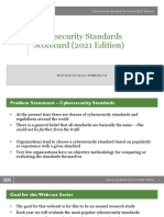 Cybersecurity Standards Scorecard 2021 Edition