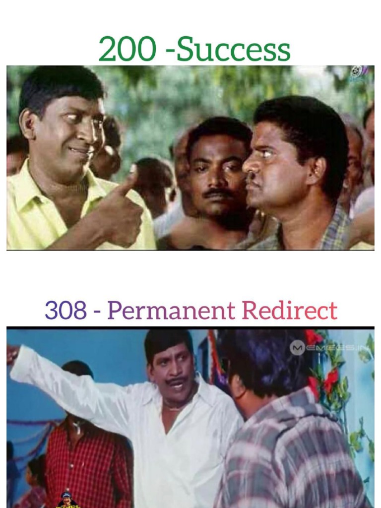 HTTP Codes in Vadivelu Template PDF