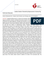 Stereoselective Block of Cardiac Sodium Channels by Bupivacaine in Guinea Pig Ventricular Myocytes