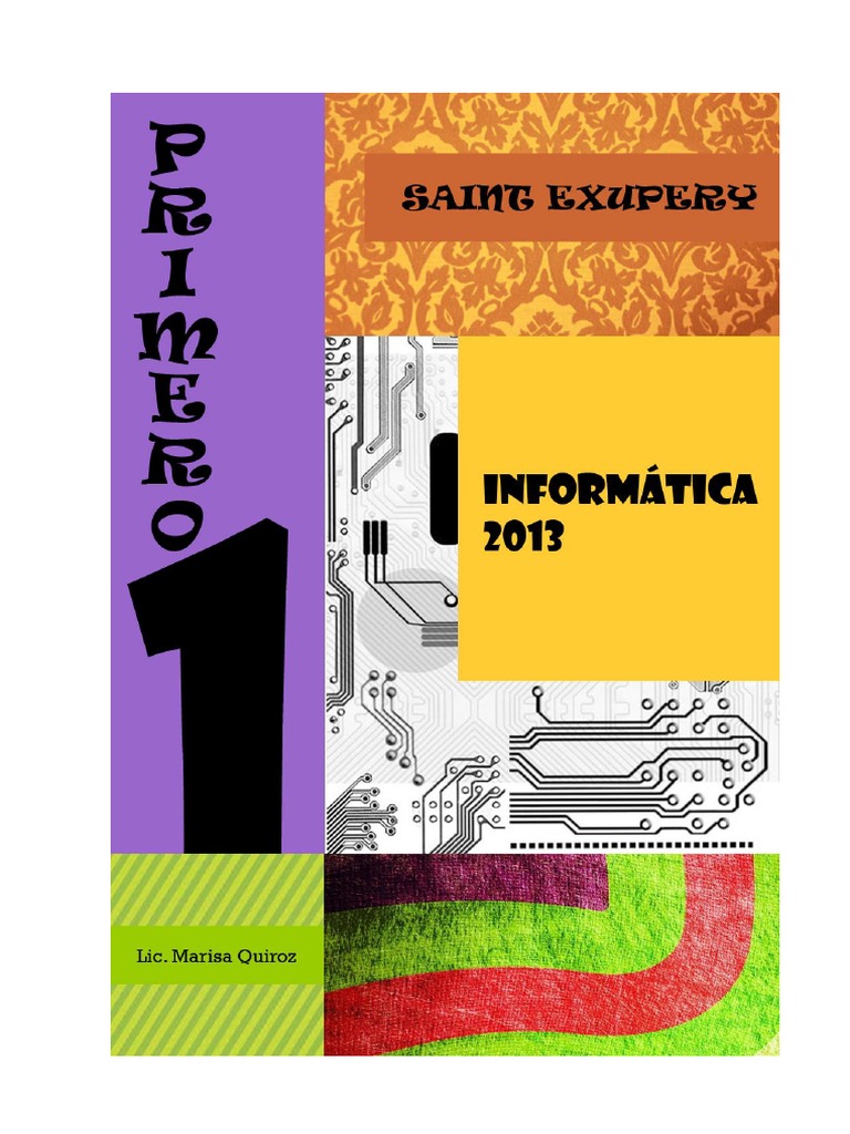 Cuadernillo De Informatica 1 Grado Pdf Microsoft Excel Archivo De
