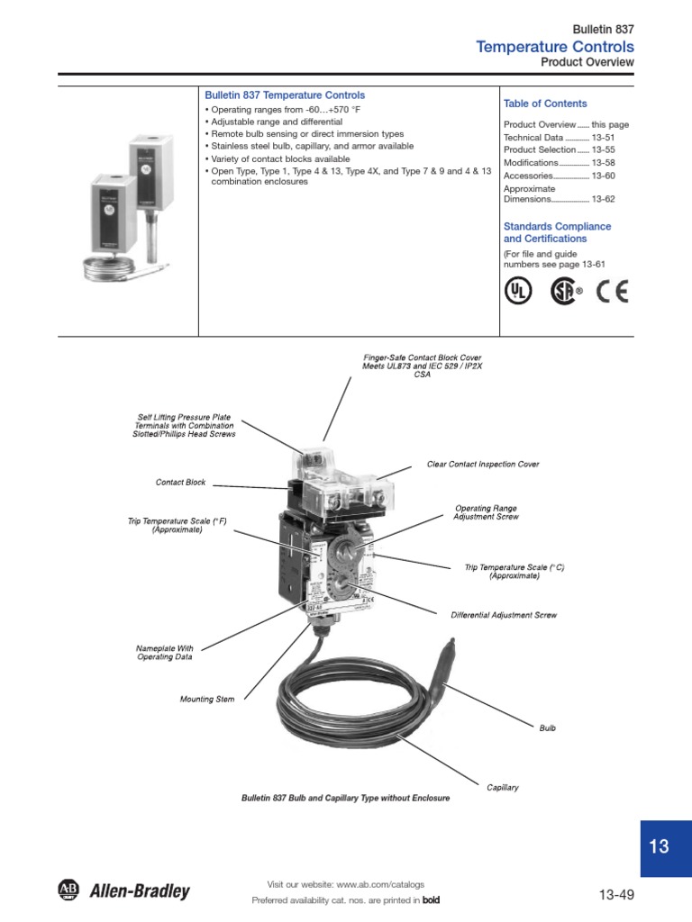 Industrial Temp Control Guide | PDF | Thermostat | Temperature