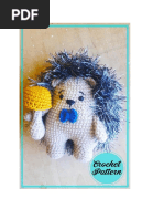 Baby Hedgehog Amigurumi PDF Crochet Free Pattern