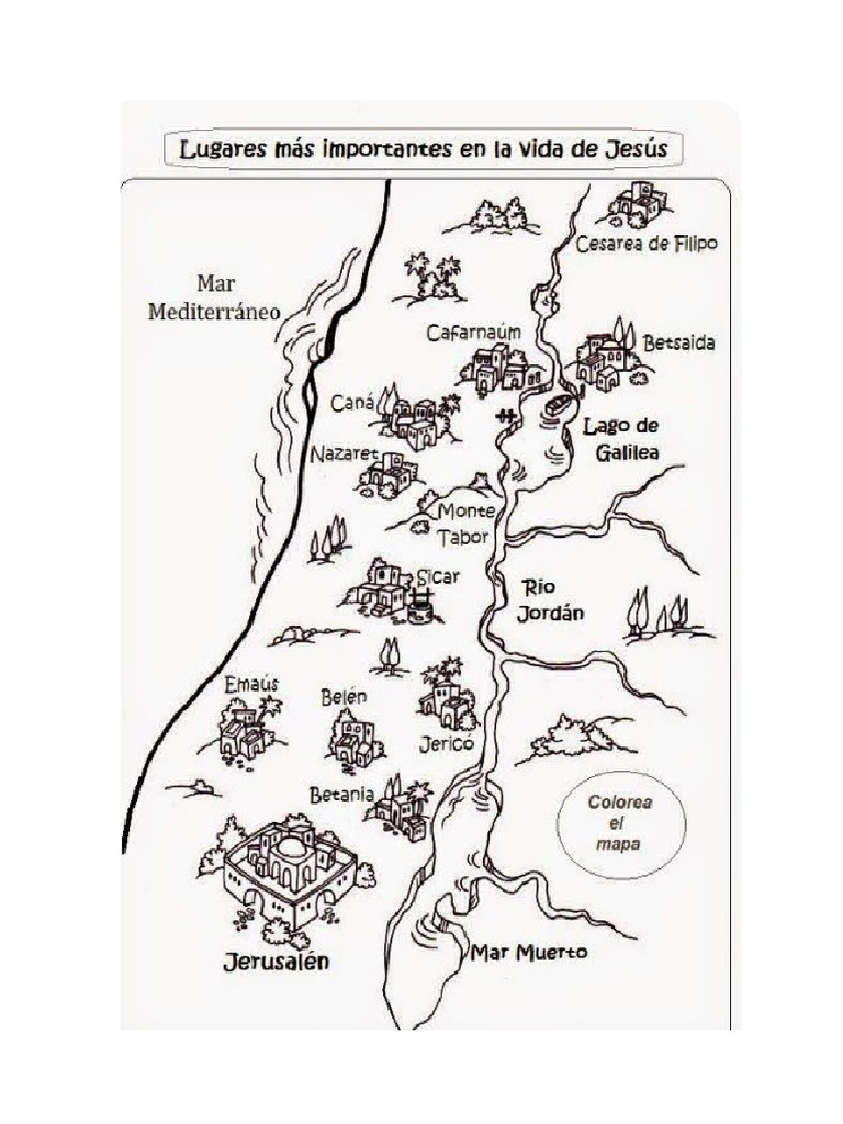 Lugares Donde Vivió Jesús | PDF