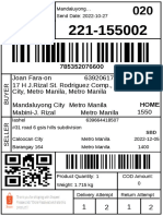 Joan Fara-On 639206179408 17 H J.Rizal St. Rodriguez Comp., Mandaluyong City, Metro Manila, Metro Manila Mandaluyong City Metro Manila 1550