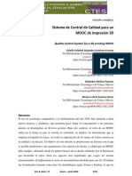 Sistema de Control de Calidad para Un MOOC de Impresión3d