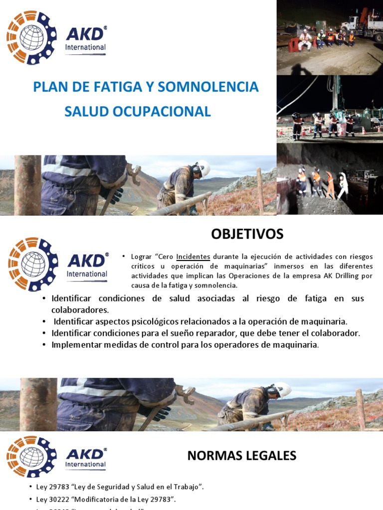 06.01.22 Plan de Fatiga y Somnolencia | PDF | Seguridad y salud ...