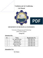 Heating Ventilation and Air Conditioning Cover Page