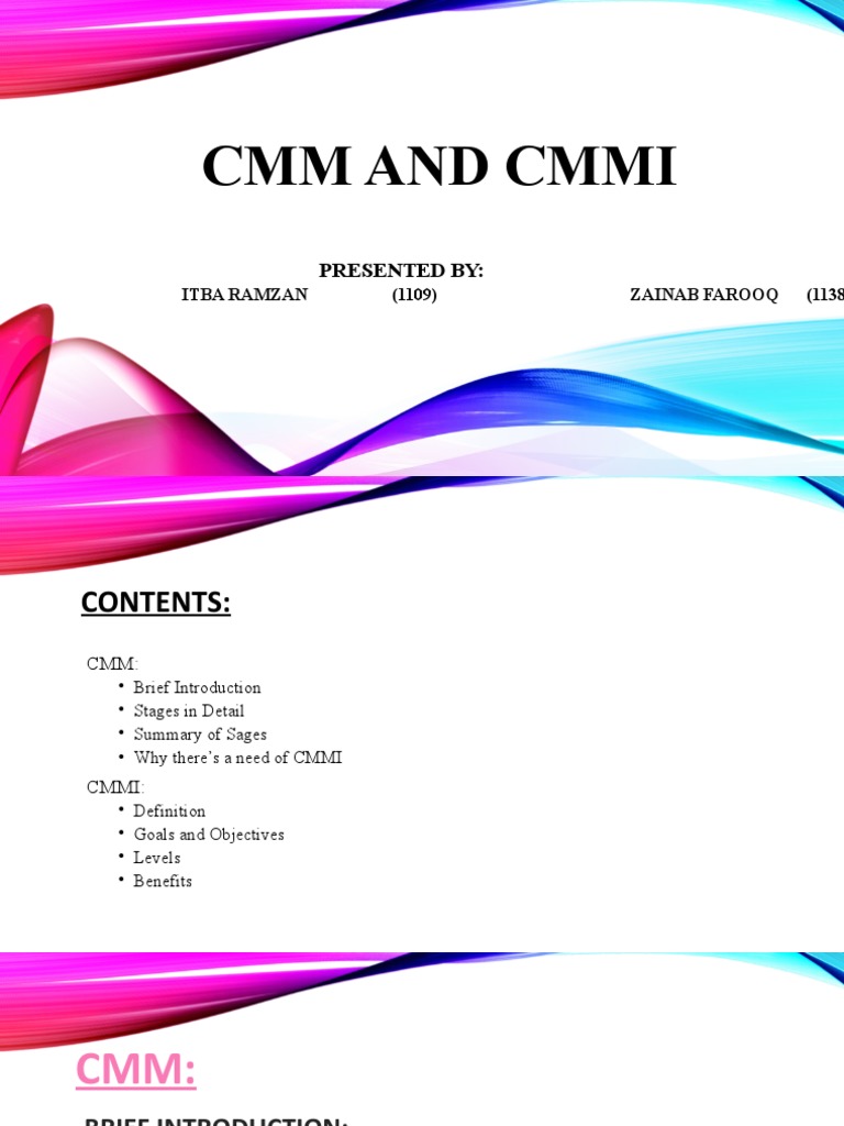 CMMI Overview and Benefits | PDF | Project Management | Economies