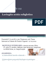Prezentare Caz Laringita - 2 Lavi