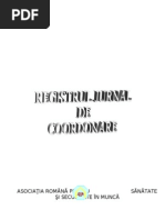 Registrul Jurnal Coordonare