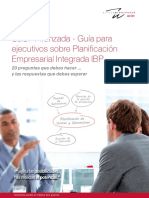 WP Spanish Guía Ejecutiva para La-Planeación Integrada Del Negocio 20 Preguntas