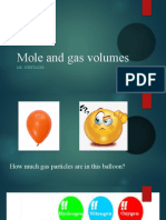 Mole and Gas Volumes
