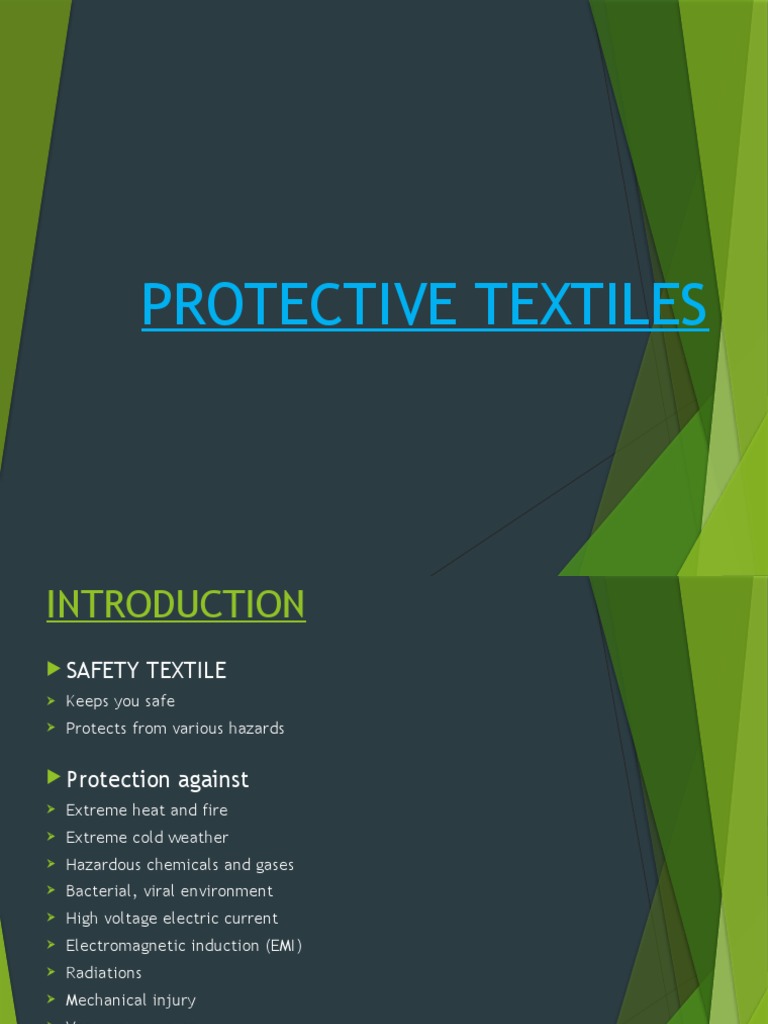 Protective Textiles Overview | PDF | Textiles | Clothing