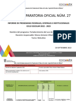 Programa Institucional de Computación Septiembre 2022