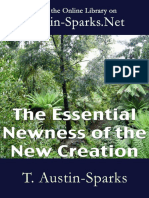 The Essential Newness of The New Creation - T. Austin-Sparks