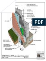 Base of Wall Detail: DETAIL 01.030.0322 REV. 01/27/11 Brick Ledge, T/Fdtn. Below Grade