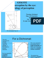 GEK1532 Physiology of Perception