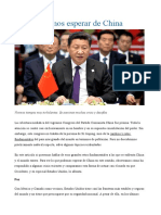 Qué Podemos Esperar de China