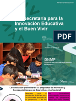 Caracterización Innovación Educativa y Buenas Prácticas Educativas