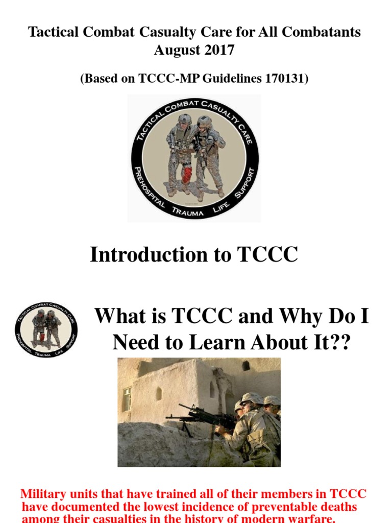 Tactical Combat Casualty Care 1 | PDF | Military | Clinical Medicine