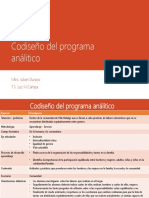 Codiseño Del Programa Análitico