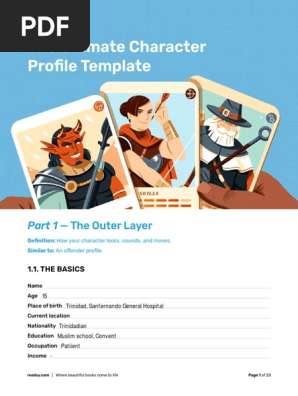 character-profile-template-reedsy - PROTAGONIST